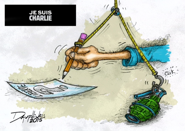 Le caricaturiste Patrick Dauphinais interpellé par les attentats en France