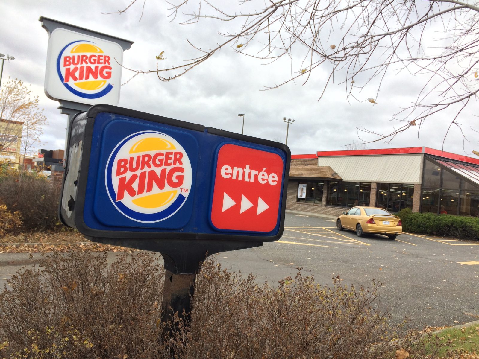 Le restaurant Burger King fermera ses portes