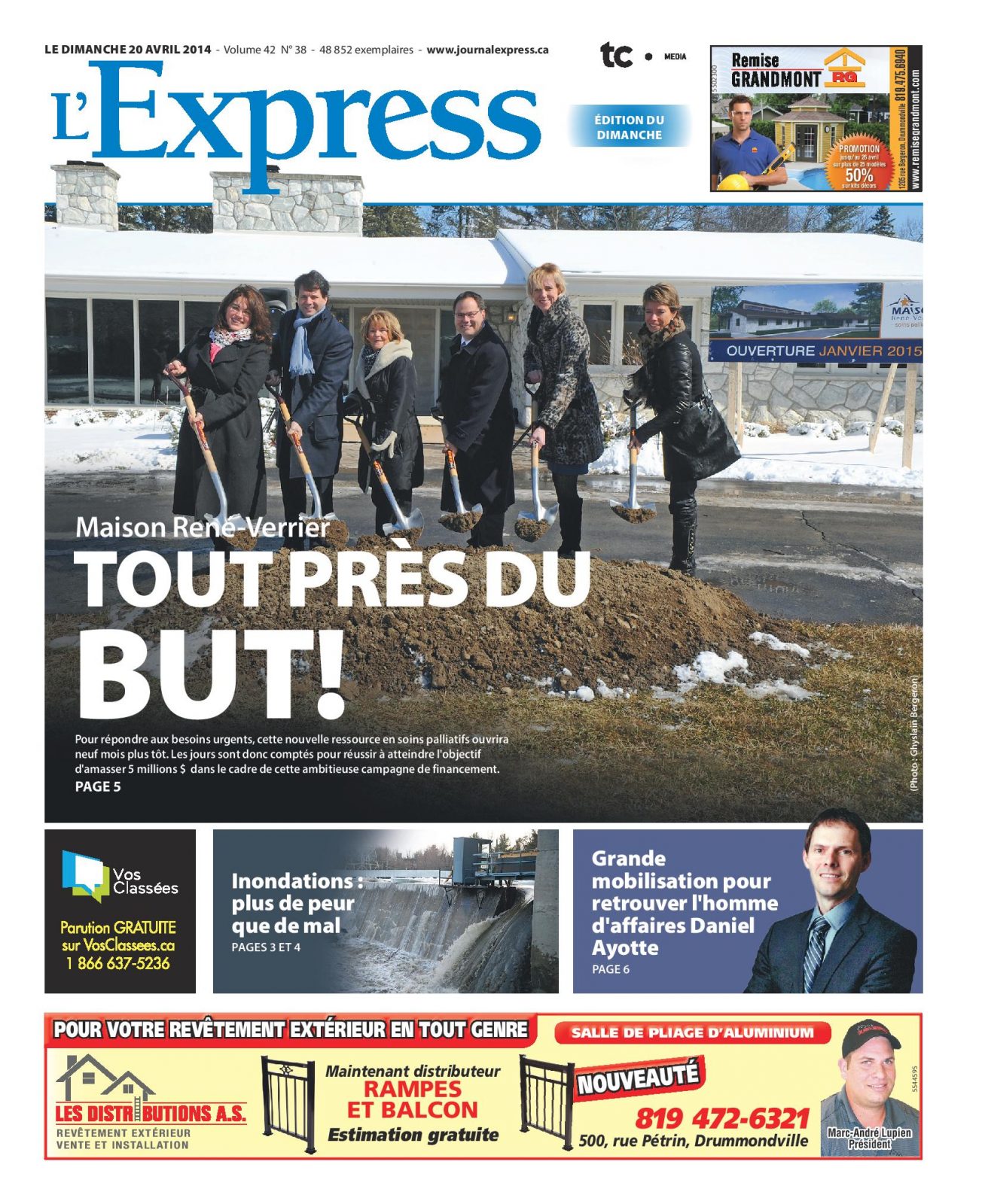La une de L’Express du 20 avril 2014