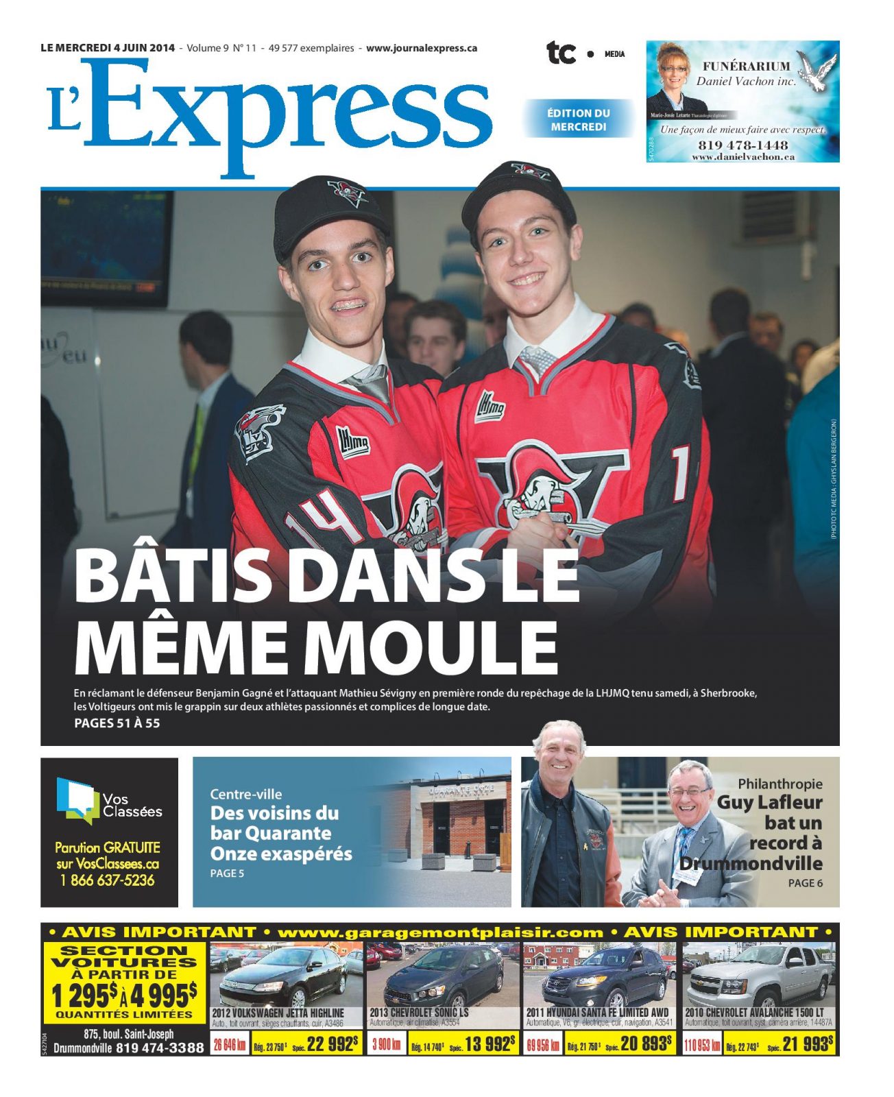 La une de L’Express du 4 juin 2014