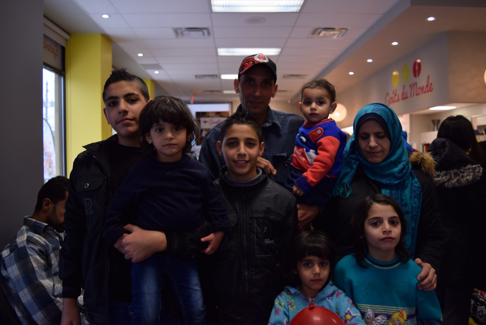Sept familles syriennes arrivent à Drummondville
