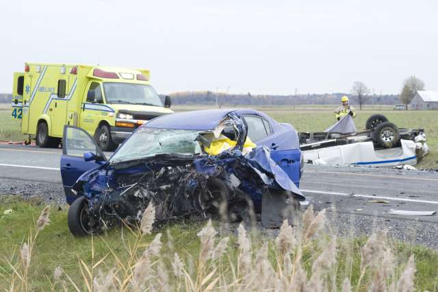 Accident de la route à Saint-Guillaume : deux morts