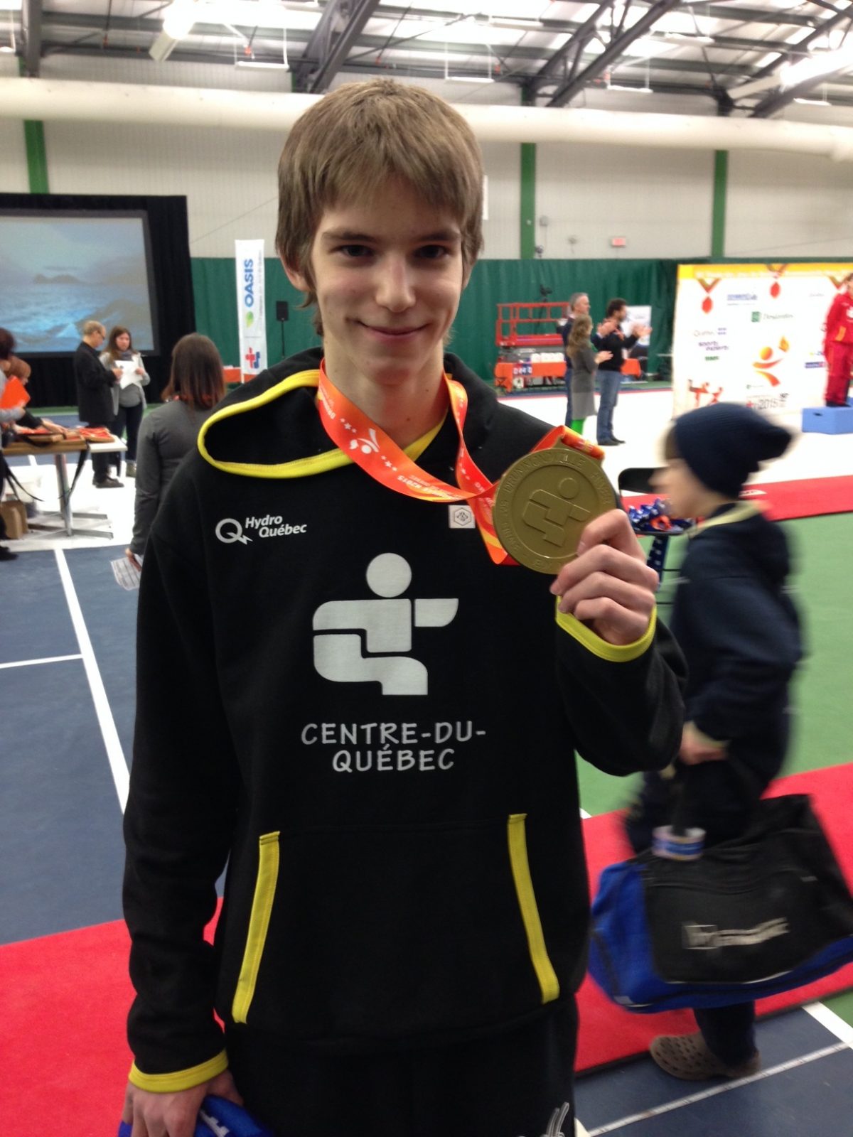 Gymnastique : Guillaume Pomerleau savoure sa médaille