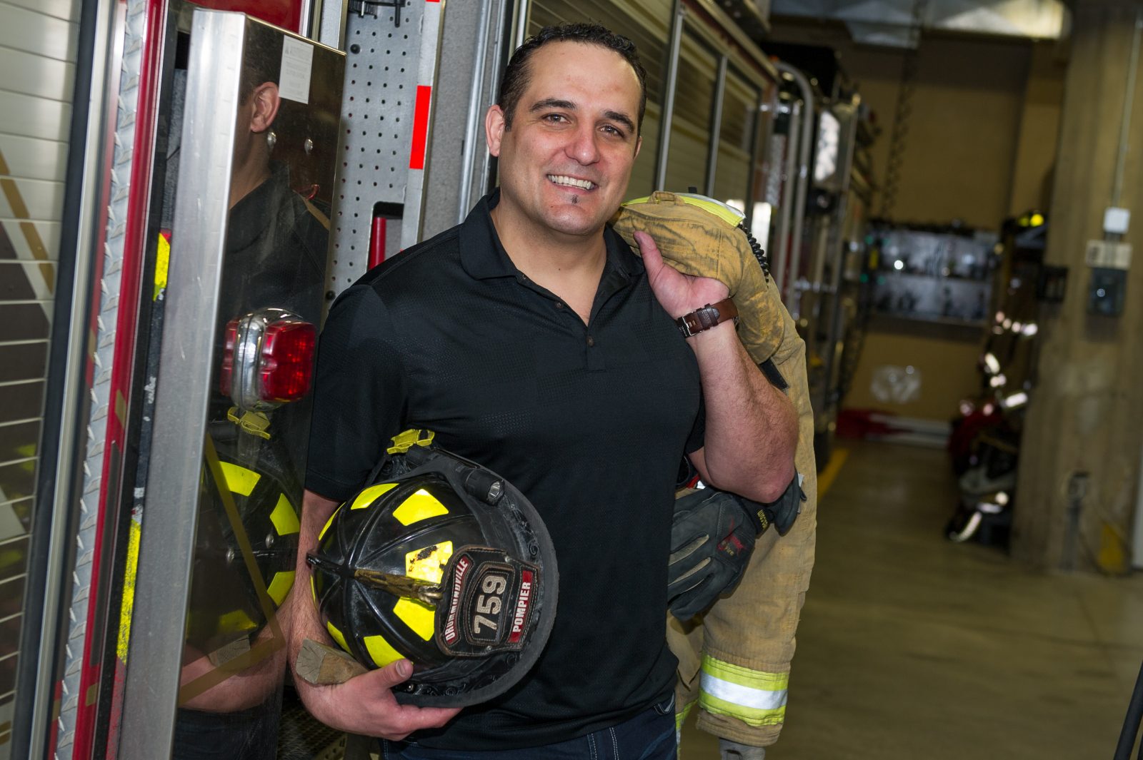 Pascal Gagnon, «le» répondant en santé et sécurité du travail pour 25 000 pompiers québécois