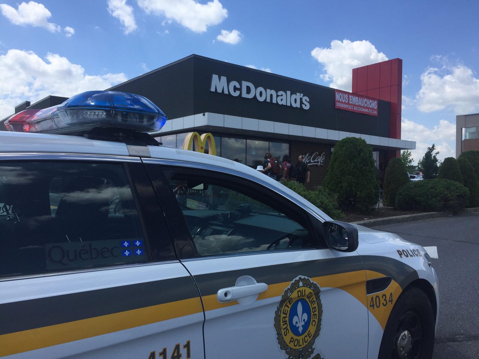 Alerte au colis : le McDonald’s évacué (MISE À JOUR)