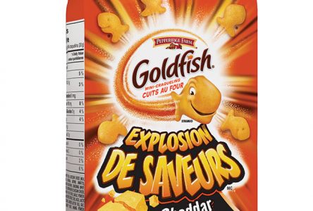 Présence possible de bactérie Salmonella : rappel de craquelins Goldfish