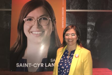 Sarah Saint-Cyr-Lanoie est déjà prête pour la prochaine élection