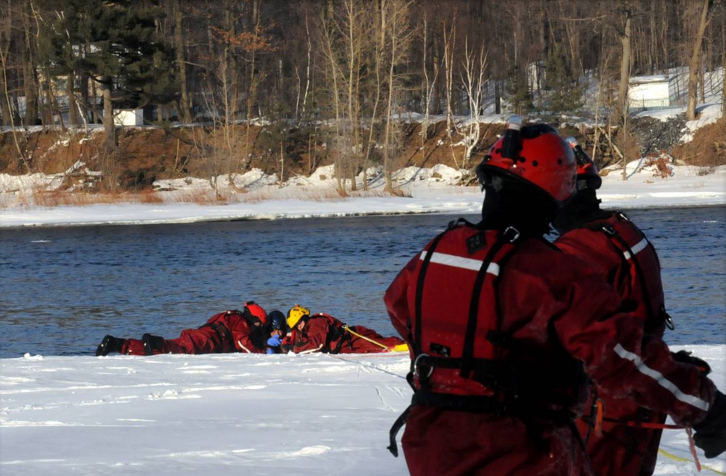 Les pompiers feront des exercices de sauvetage sur la rivière