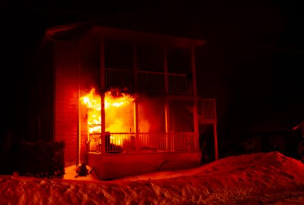 Incendie : deux familles à la rue