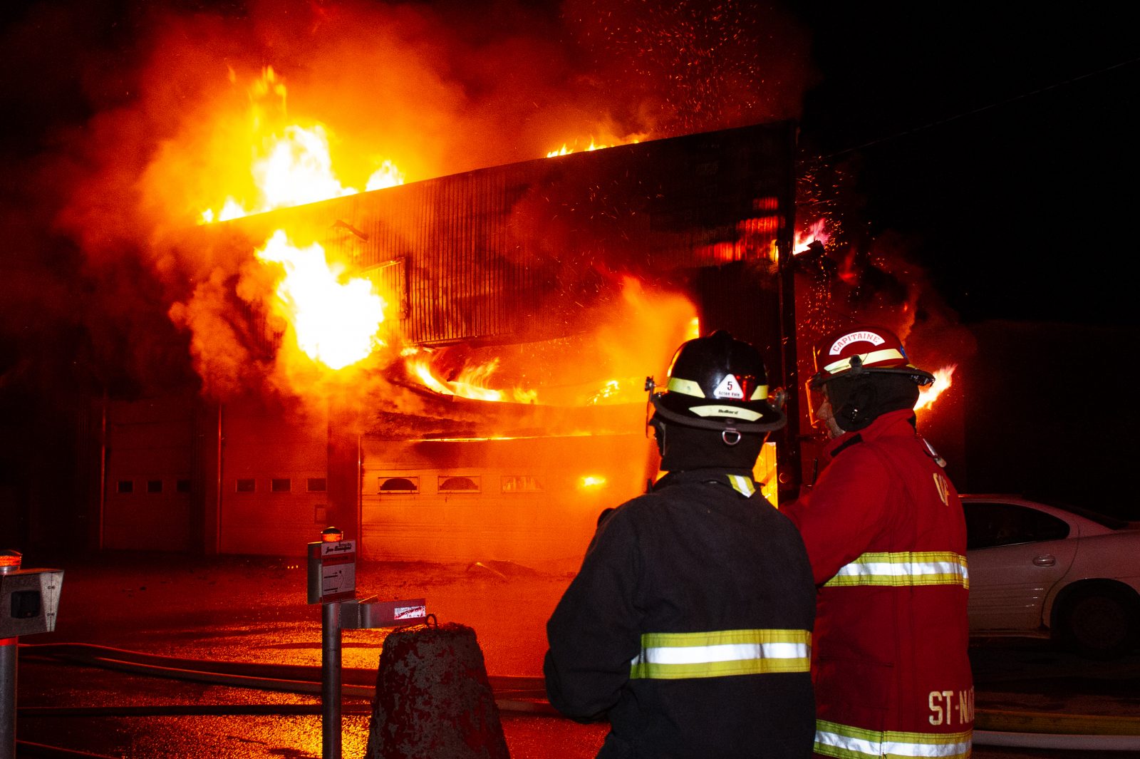 Violent incendie à Wickham (photos et vidéo)