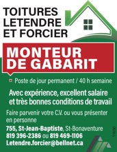 Logo de MONTEUR DE GABARIT
