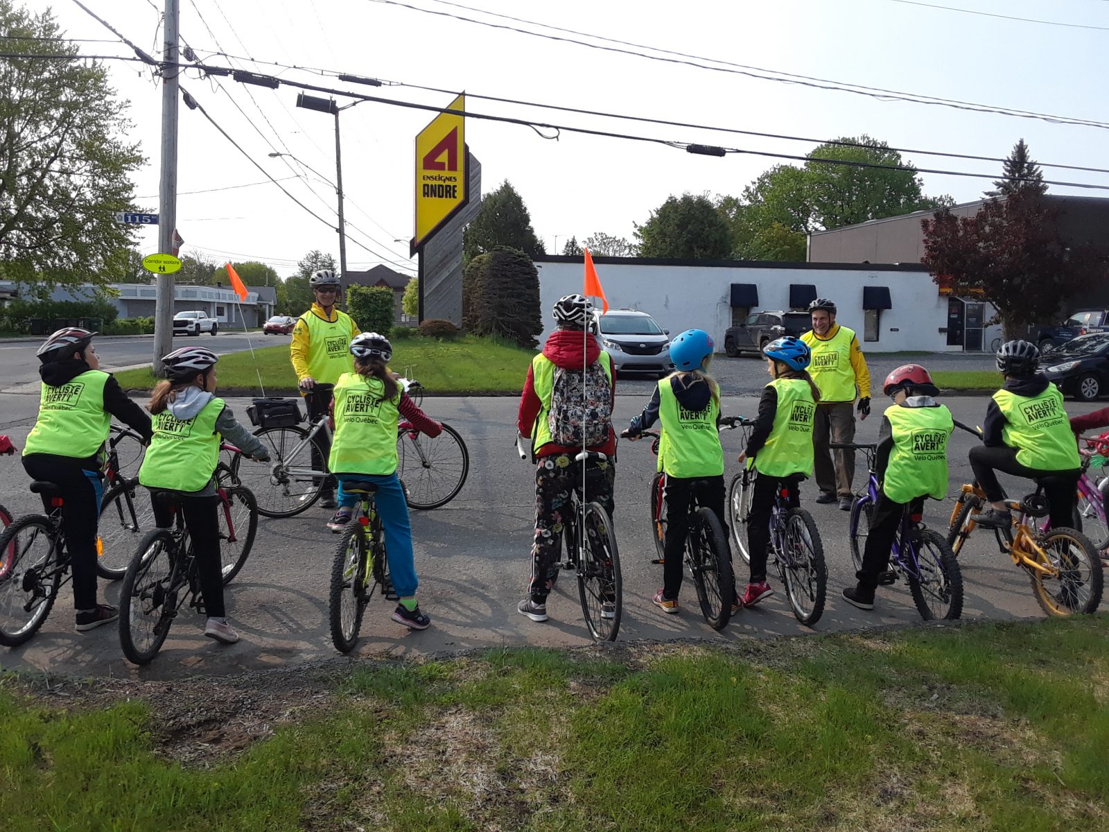Des jeunes cyclistes avertis à Drummondville
