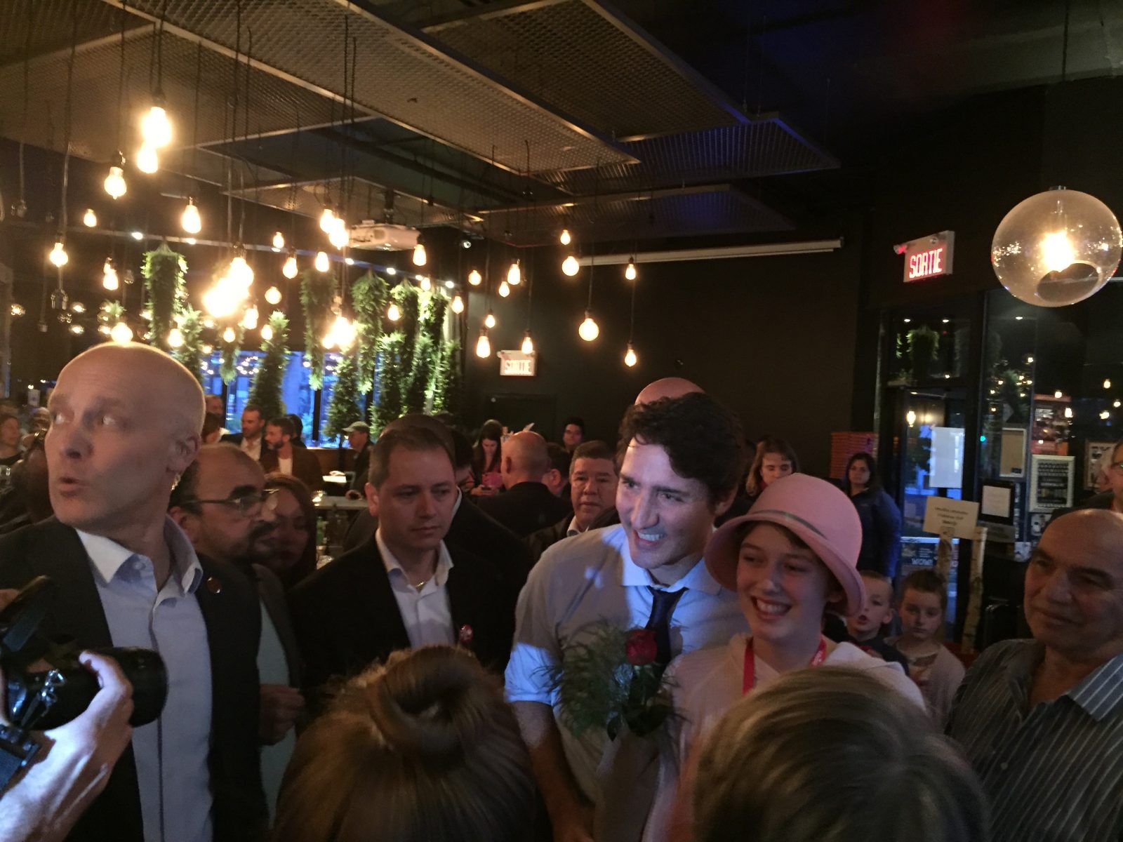 Trudeau à Drummondville : «C’est bon signe» – William Morales