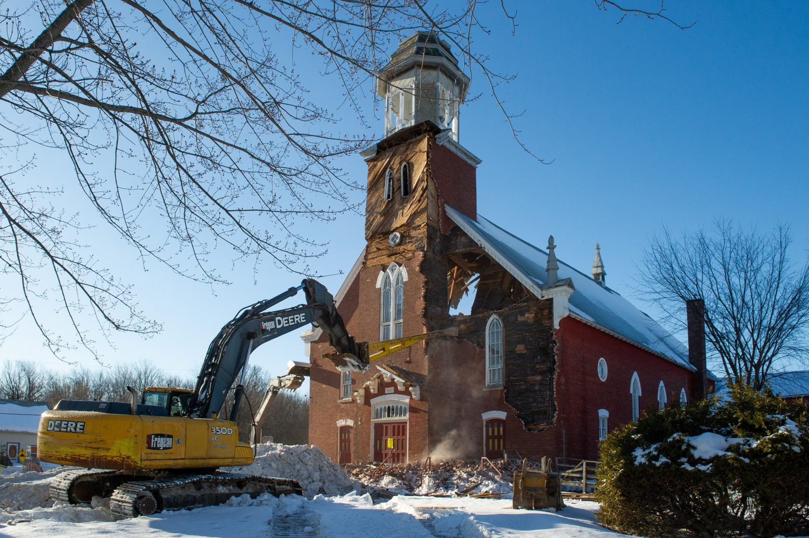 Saint-Edmond-de-Grantham : la démolition de l’église, «l’événement» marquant de 2019
