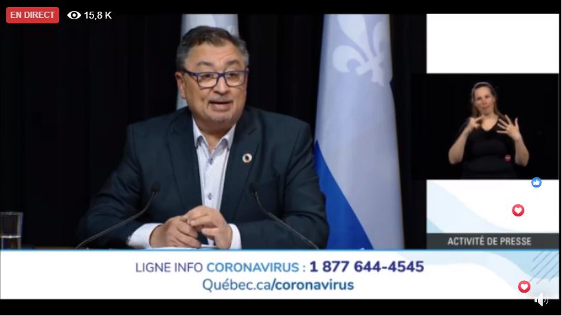 COVID-19 : une transmission communautaire dans l’ensemble du Québec