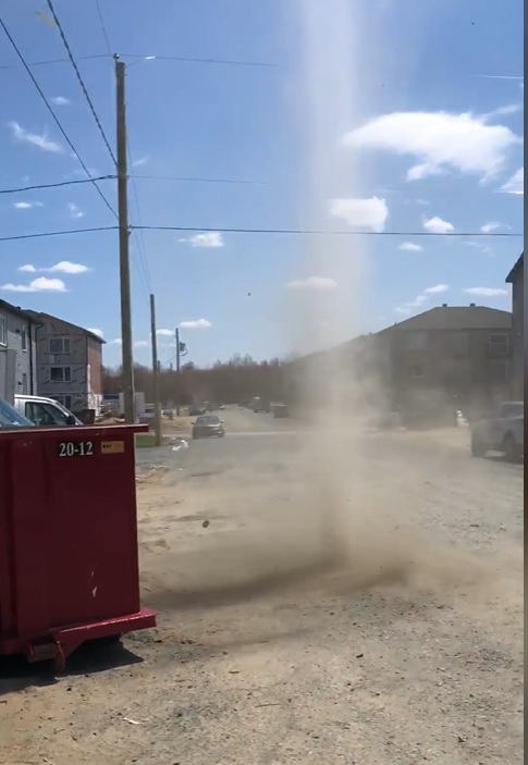 Une mini tornade à Drummondville (vidéo)