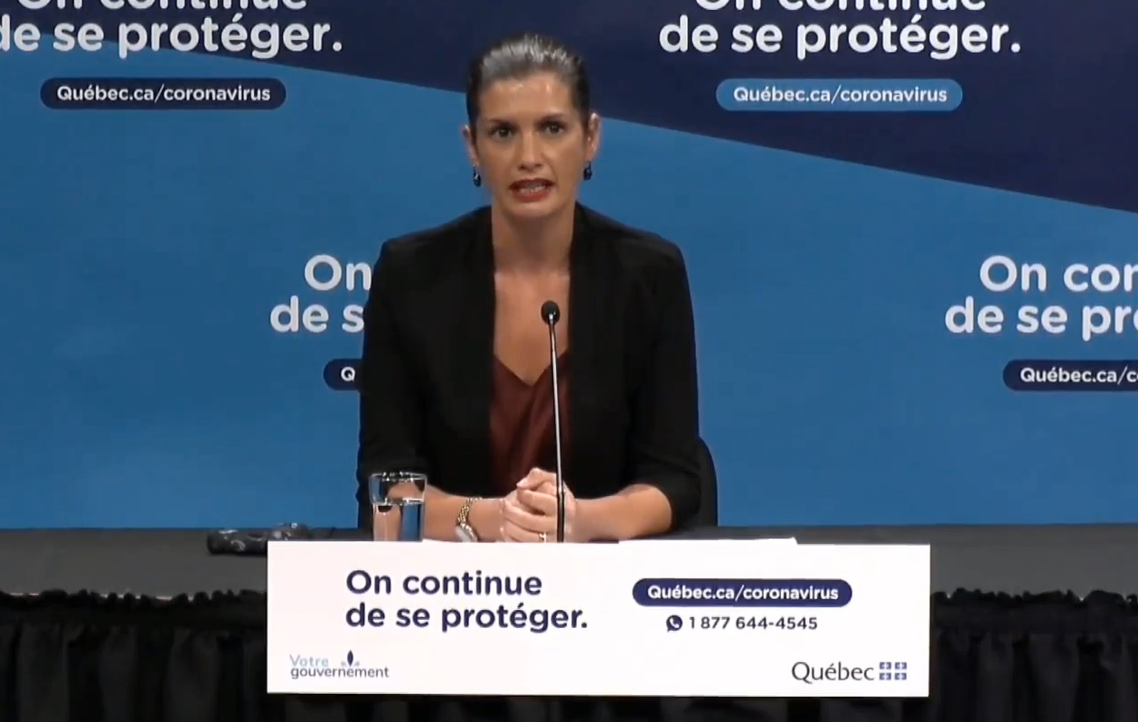 Geneviève Guilbault en appelle à la mobilisation des jeunes, «les plus touchés»