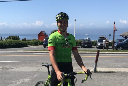 Vincent Kiopini réussit sa traversée de la Gaspésie en vélo