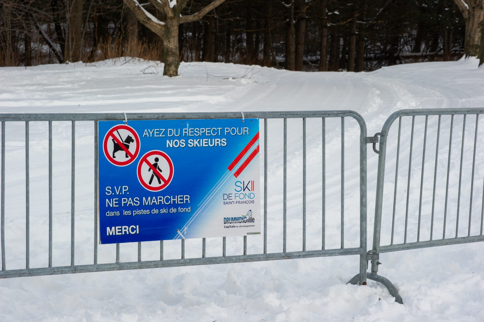 Marcheurs : attention aux sentiers de ski de fond