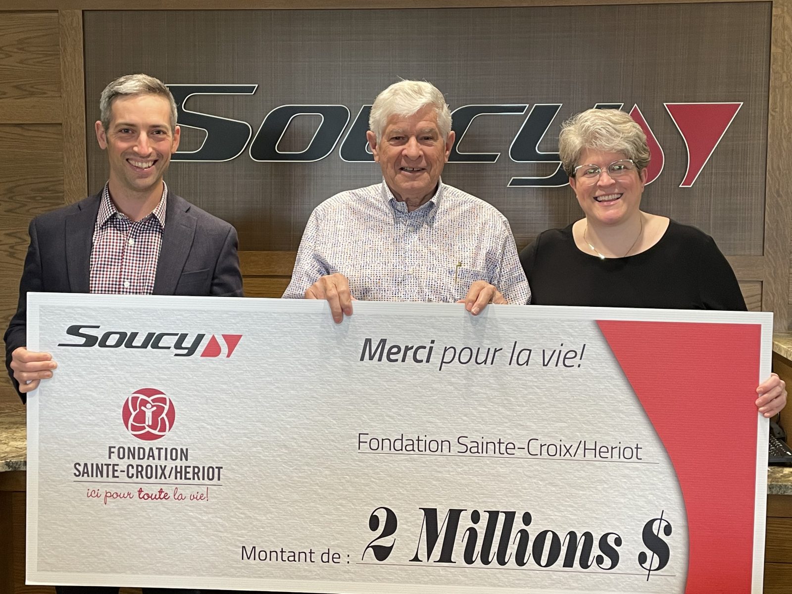 La famille Soucy annonce un don exceptionnel de 2 M$