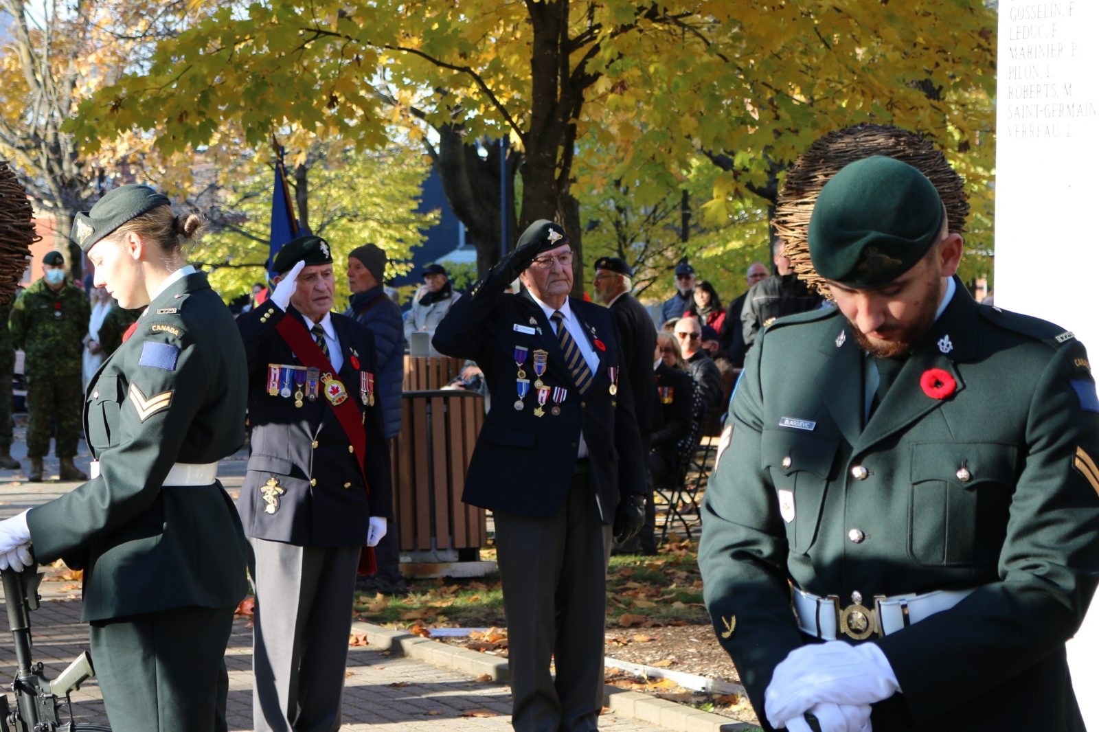 La Légion royale canadienne de Drummondville rend hommage à ses anciens combattants