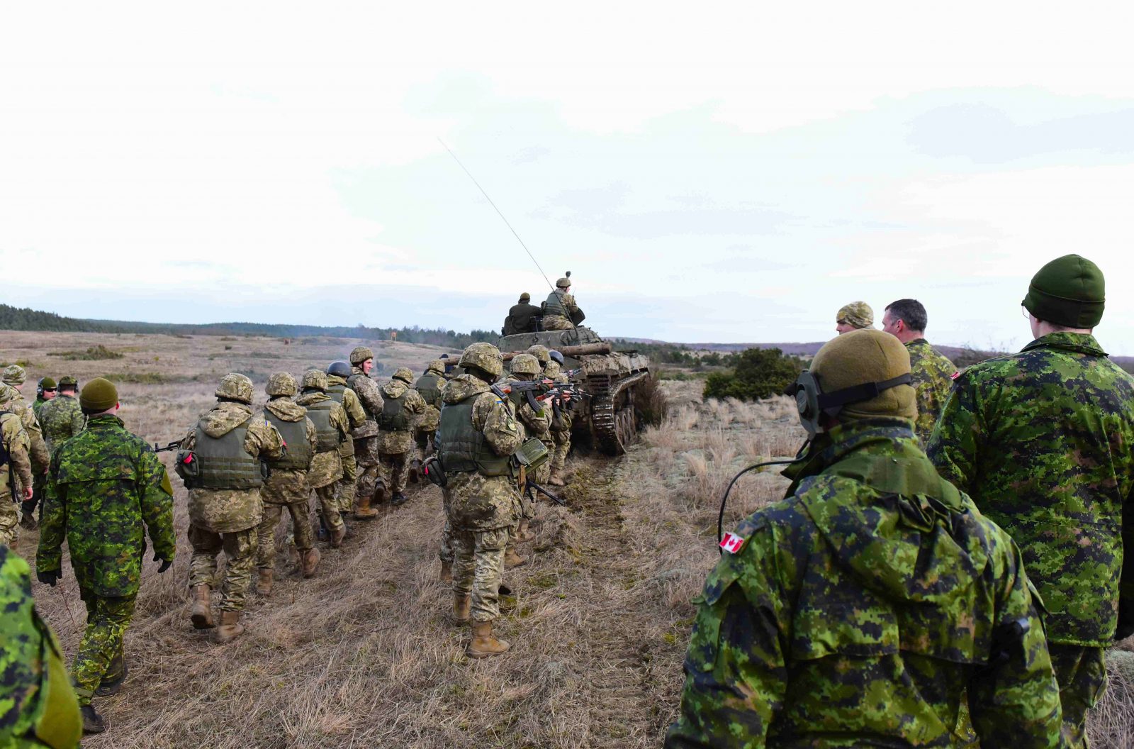 Deux militaires s’exerçant à Drummondville se trouvent en Ukraine