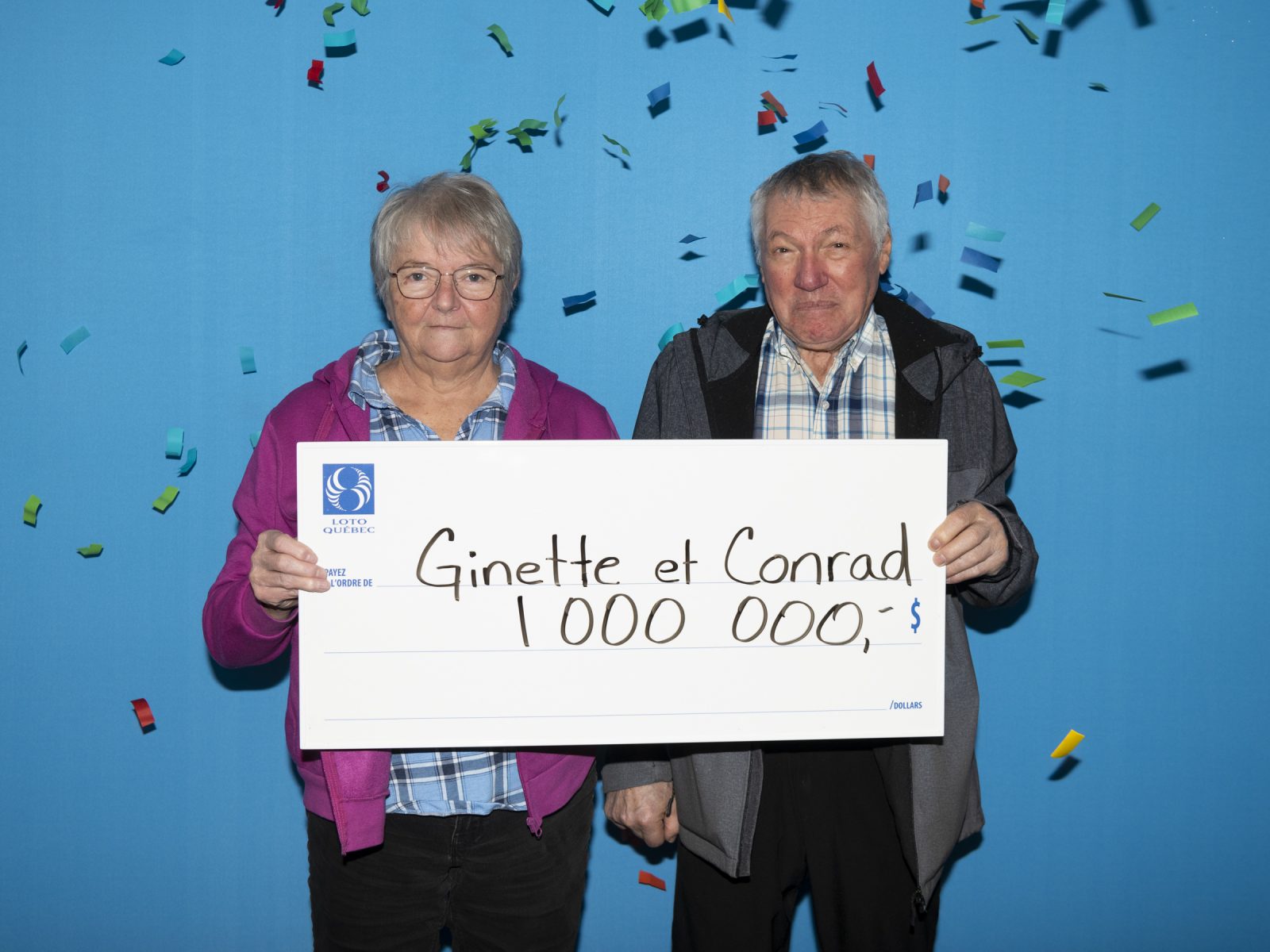 Un couple remporte 1 M $ grâce à un billet gratuit