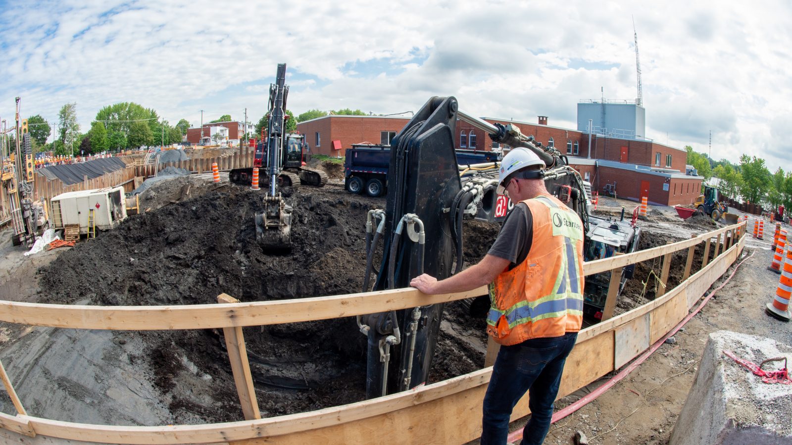 Incursion sur le chantier du «plus important projet d’infrastructure de l’histoire de Drummondville»