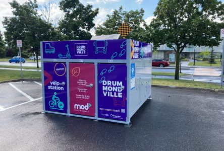 Des casiers extérieurs sécurisés pour vélos à Drummondville