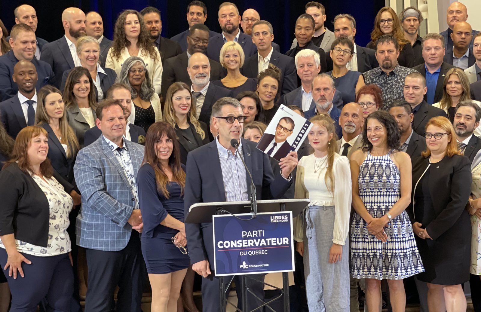 Le Parti conservateur du Québec dévoile sa plateforme électorale à Drummondville