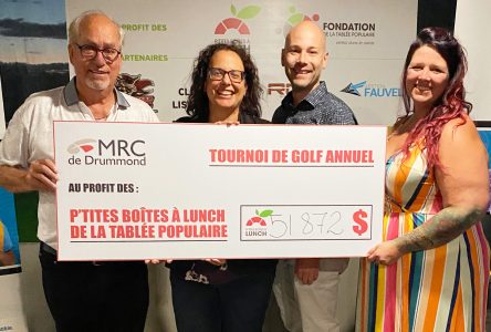 Le tournoi de golf de la MRC récolte un don record de 51 872$  