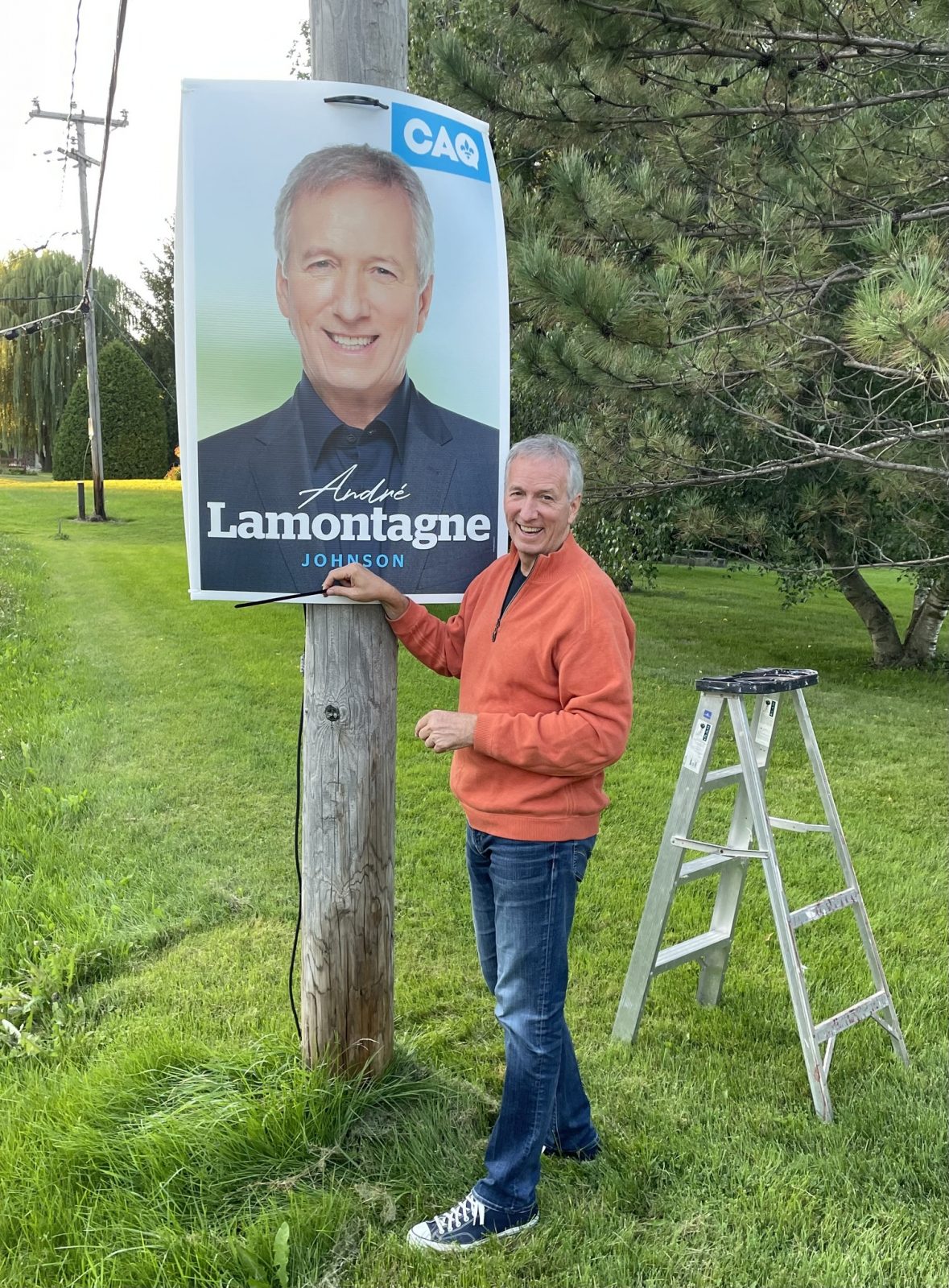 André Lamontagne satisfait de la première moitié de sa campagne