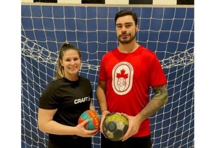 Un couple parmi l’élite canadienne du handball