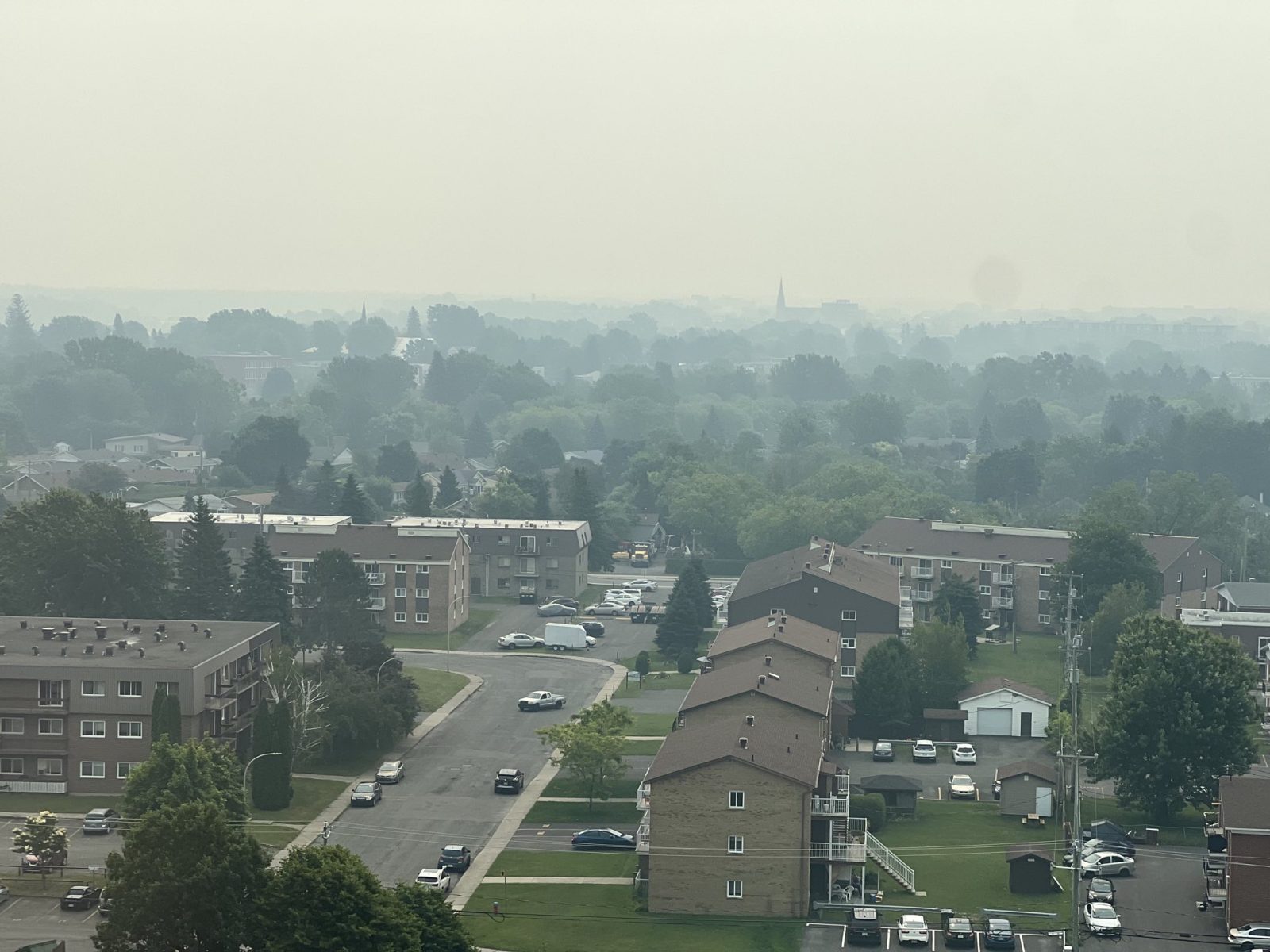 Drummondville recouverte de smog jusqu’à lundi