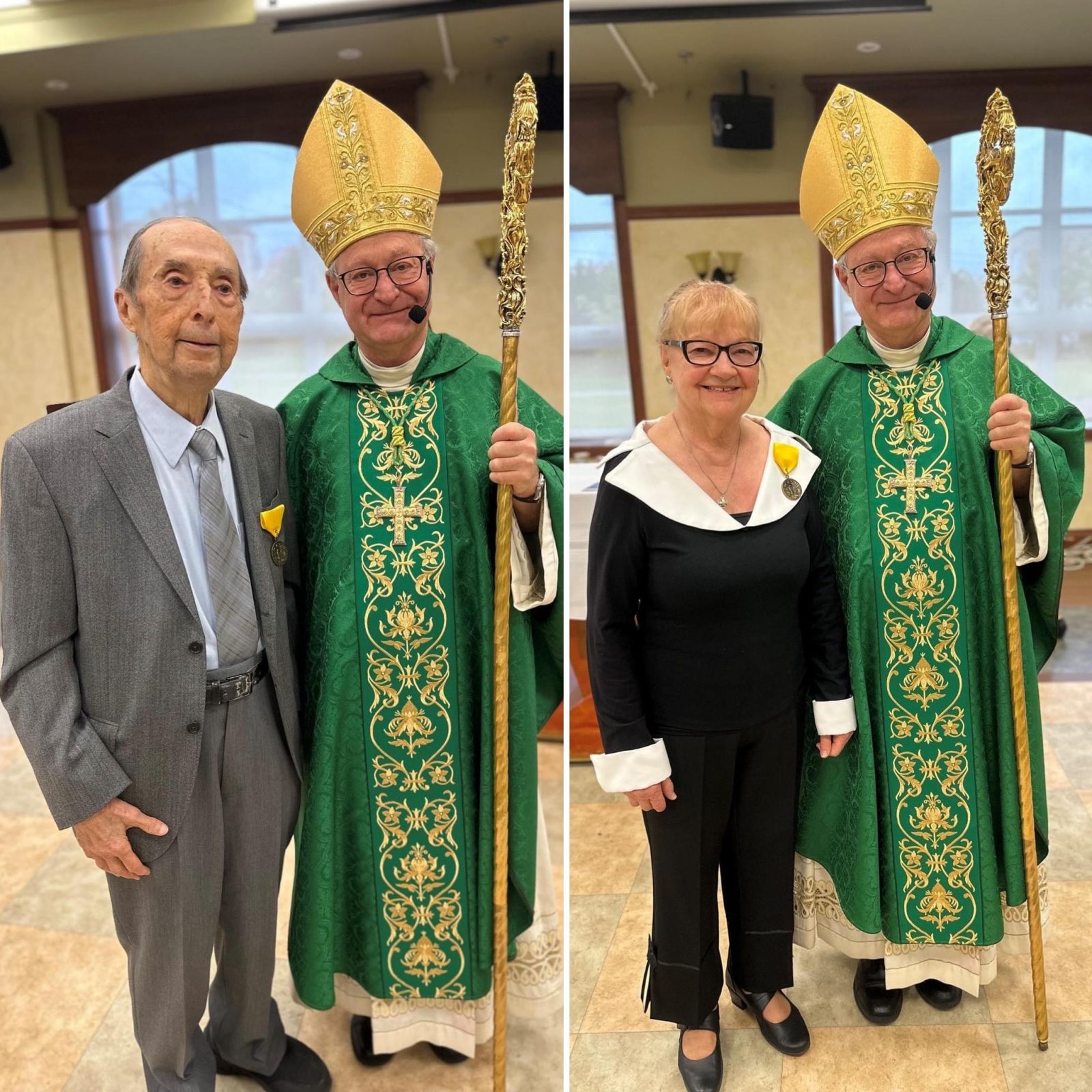 Deux organistes honorés du mérite diocésain