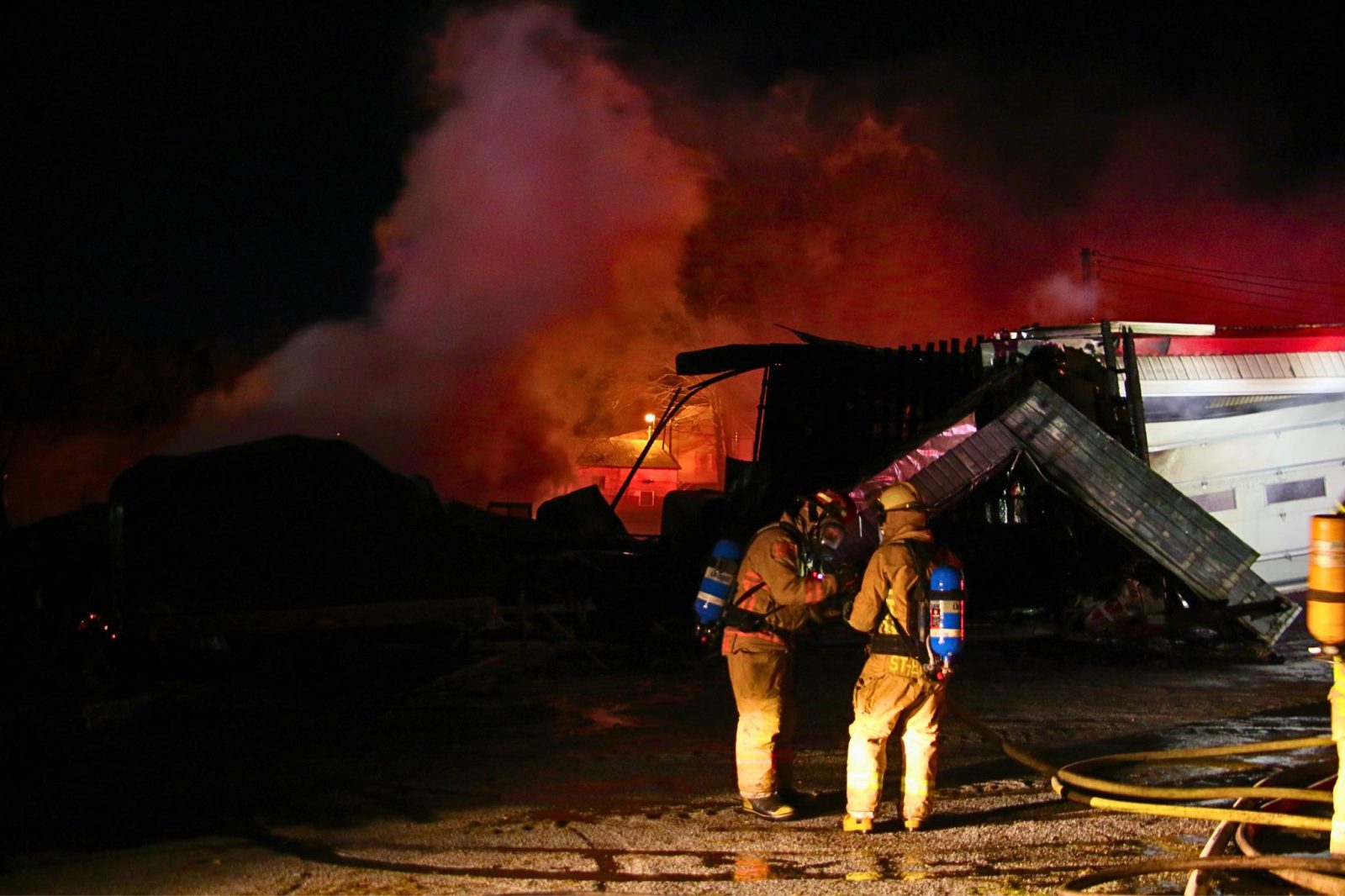 Un garage incendié à Saint-Eugène