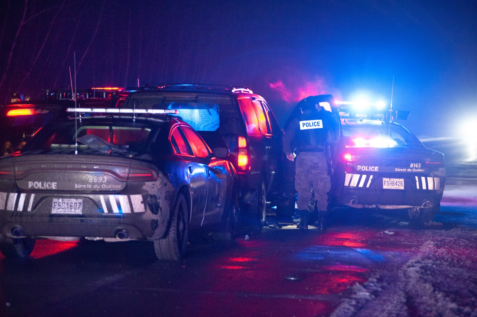 Folle poursuite policière au Centre-du-Québec (photos) – Mise à jour