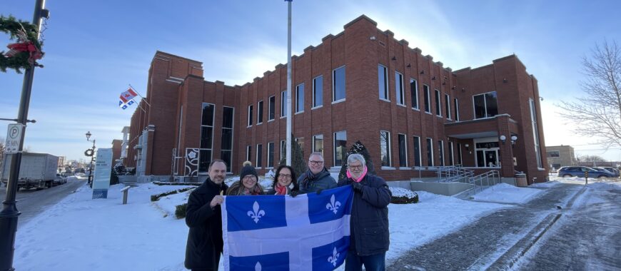 Drummondville souligne l’anniversaire du drapeau du Québec