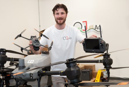 Des drones géants en milieu agricole